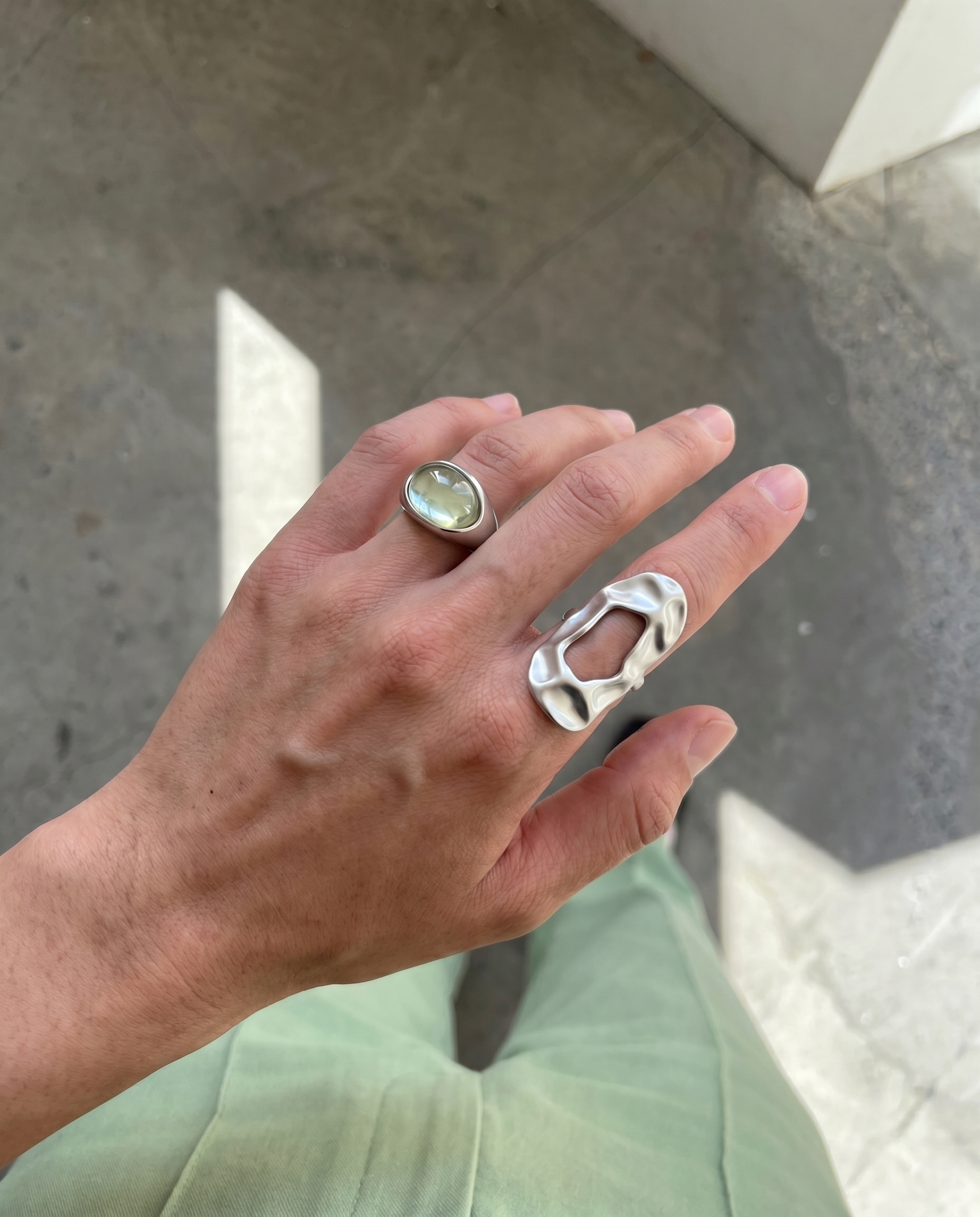Silver rings