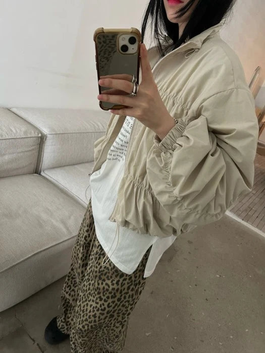 Stitched balloon jacket