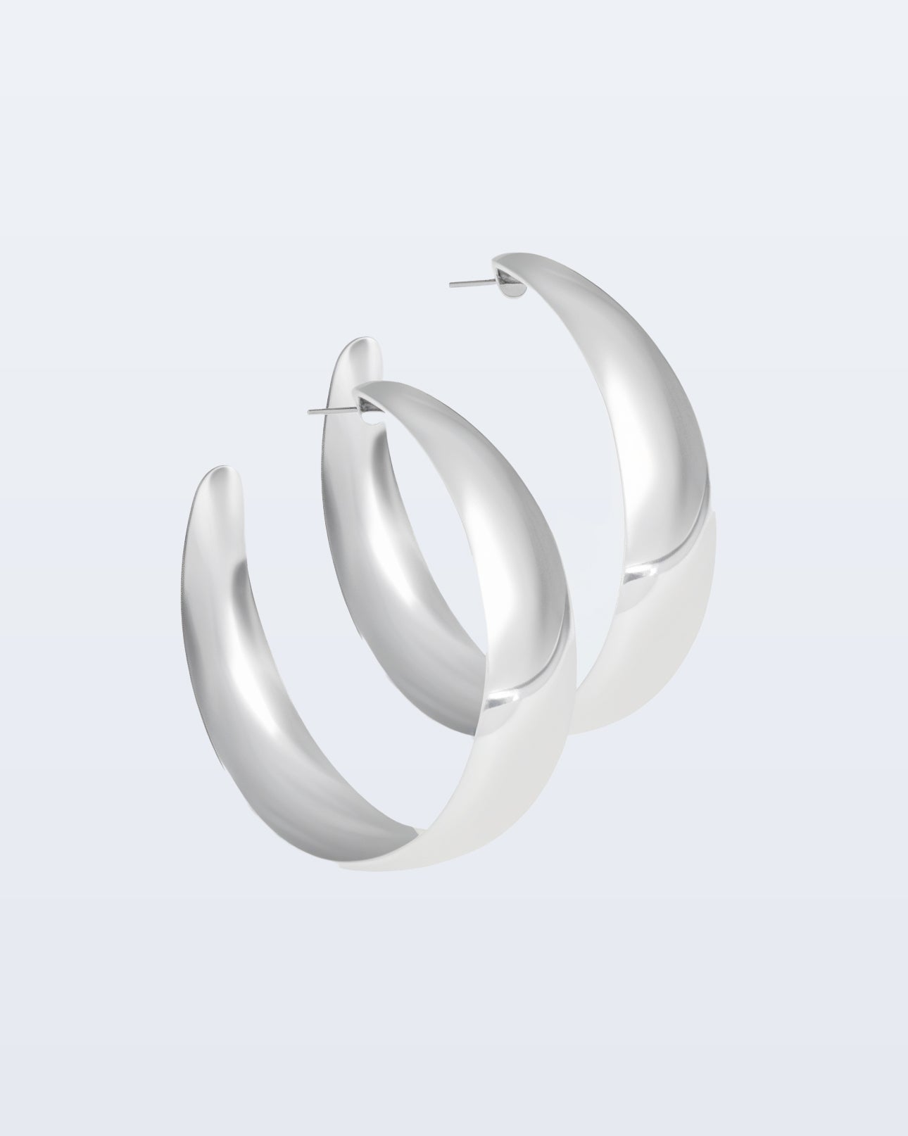 Big hoop earrings small