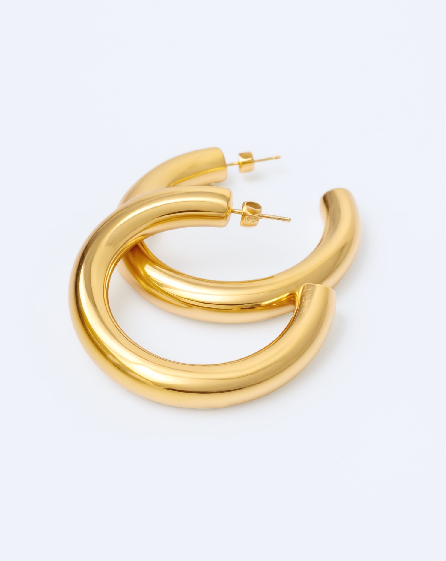 Chunky hoop earrings big