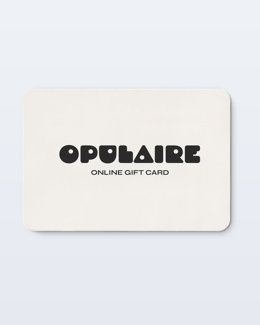 Opulaire e-gift card