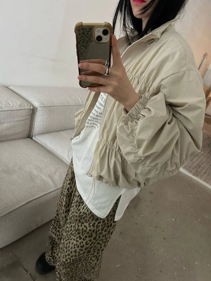 Stitched balloon jacket