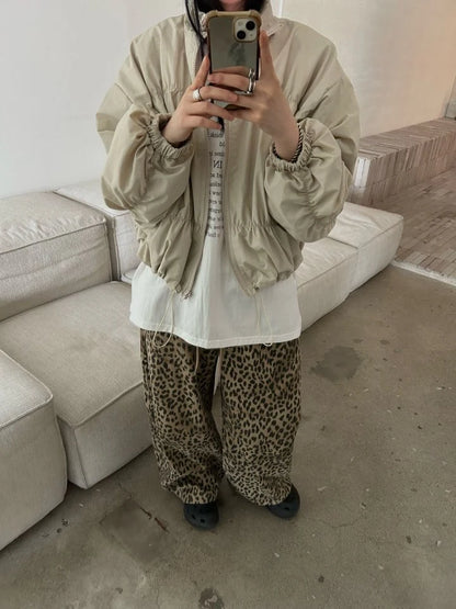 Stitched balloon jacket