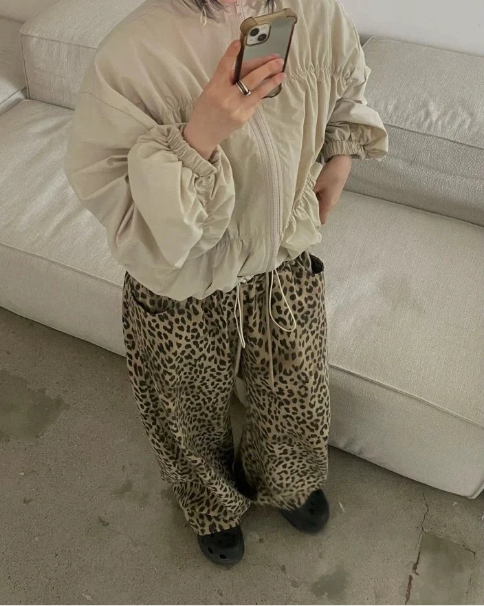 Stitched balloon jacket