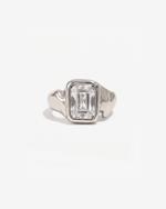 Nadia - Chunky stone ring - Stainless steel