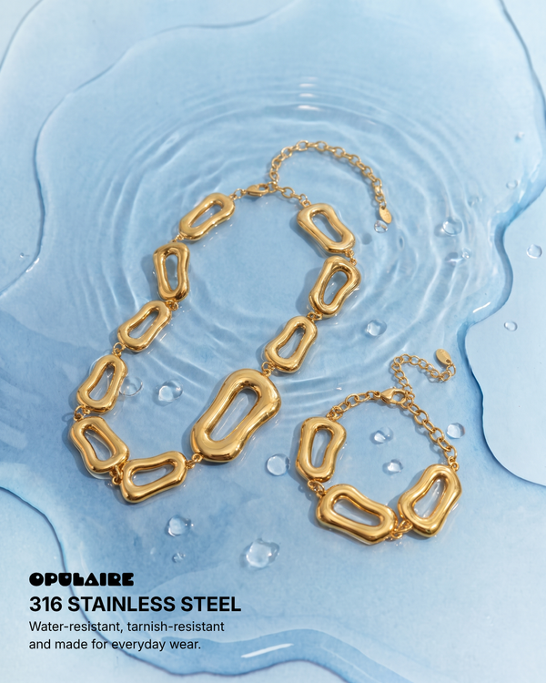 Big chain armband