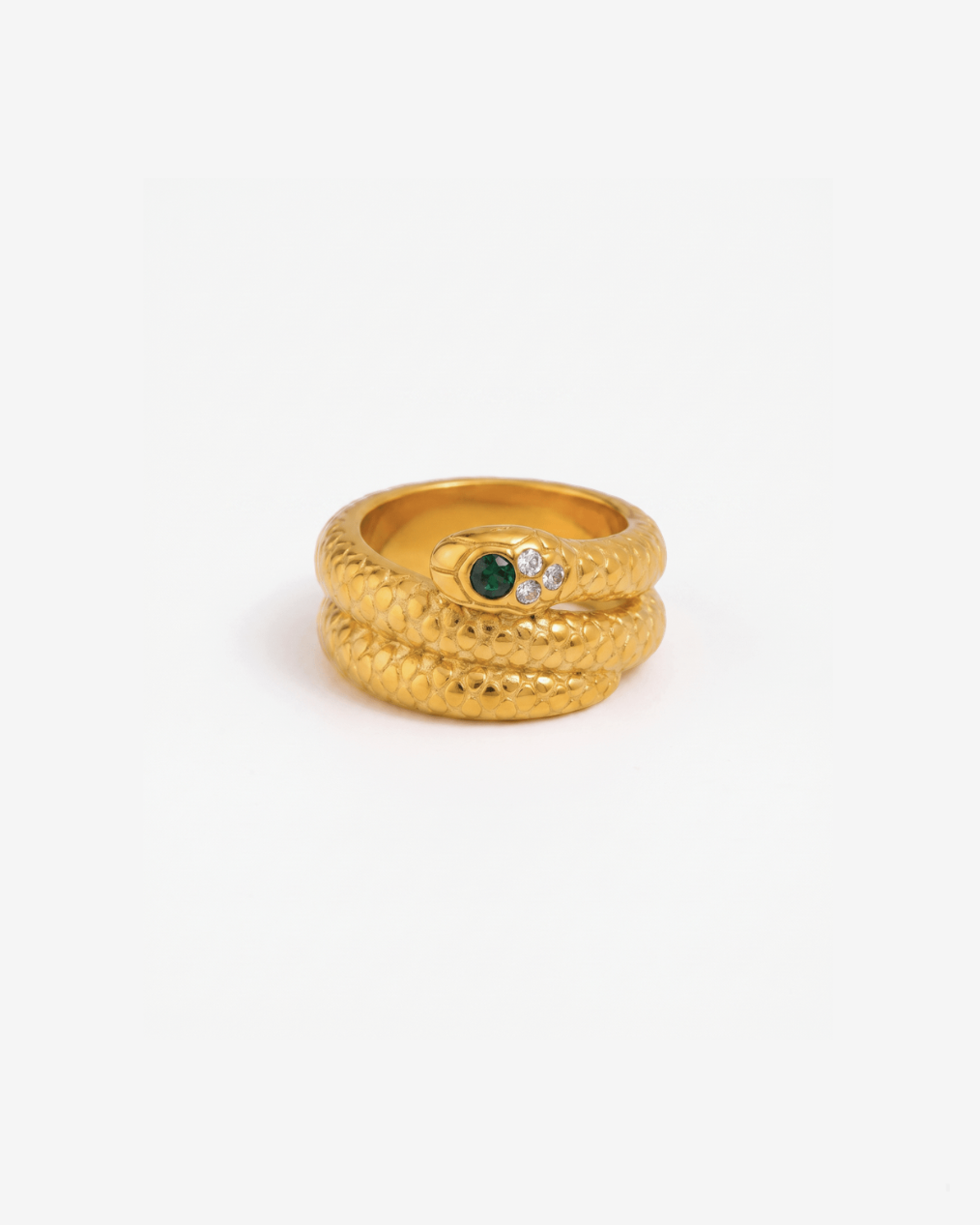Snake - Statement ring - Stainless steel