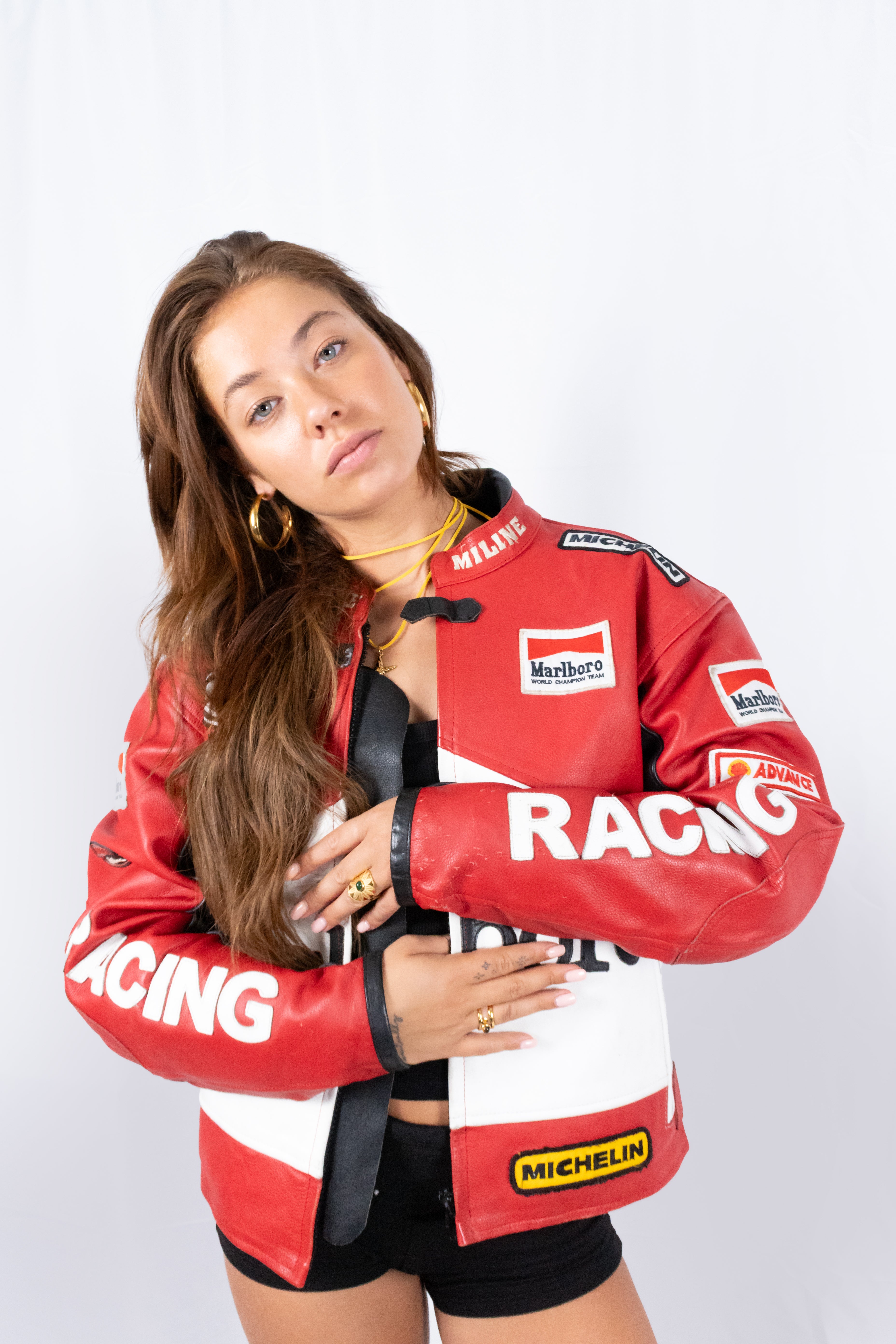 Big hoop earrings small