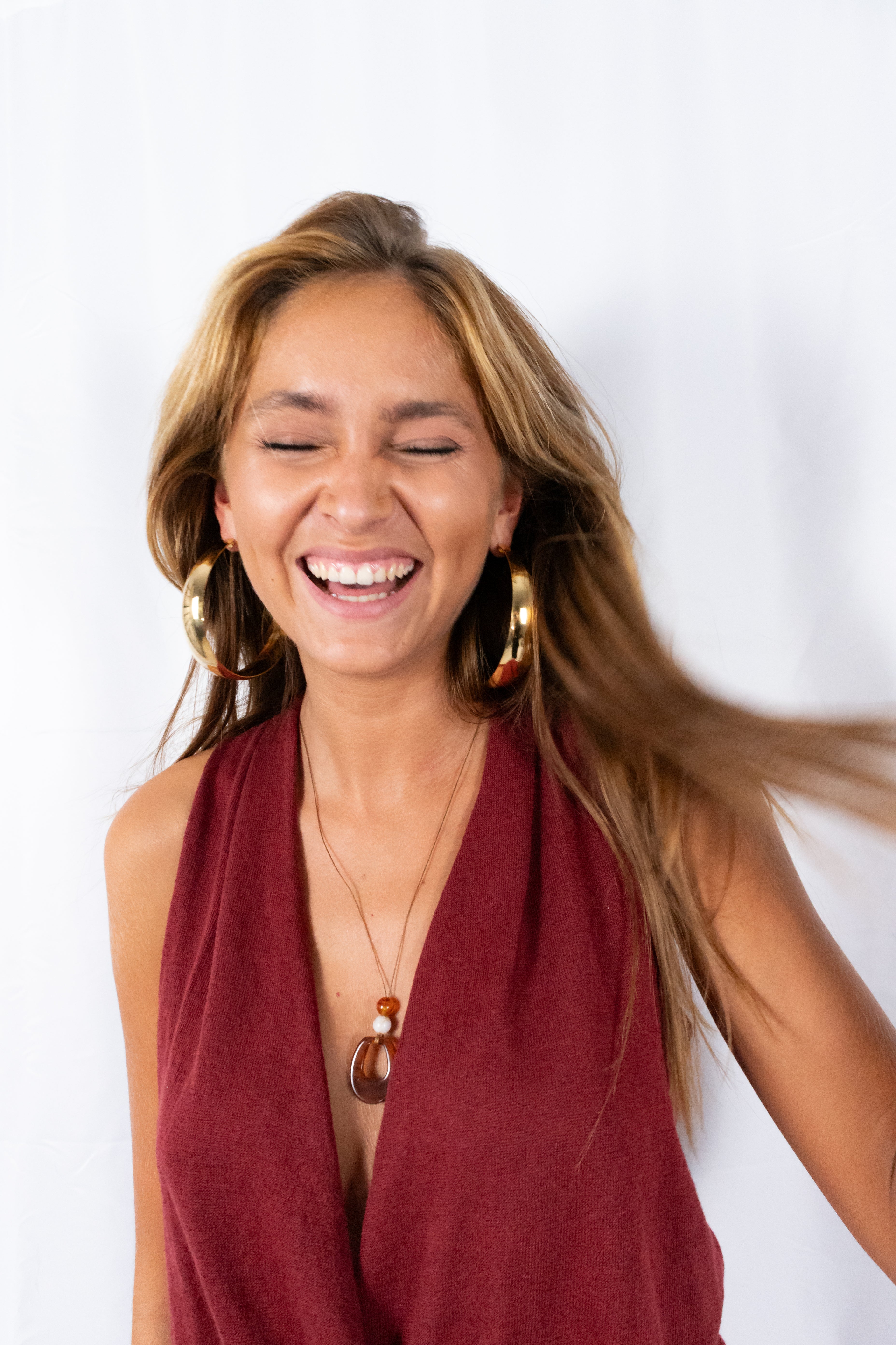 Big hoop earrings big