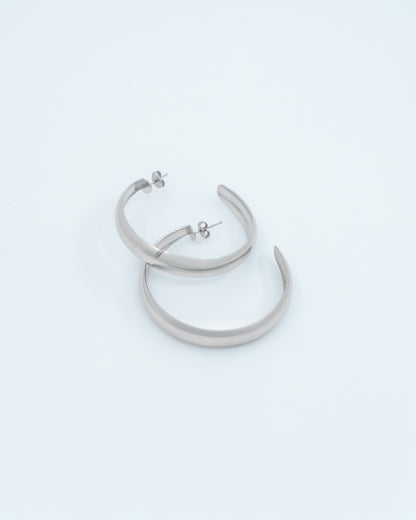 Big hoop earrings small