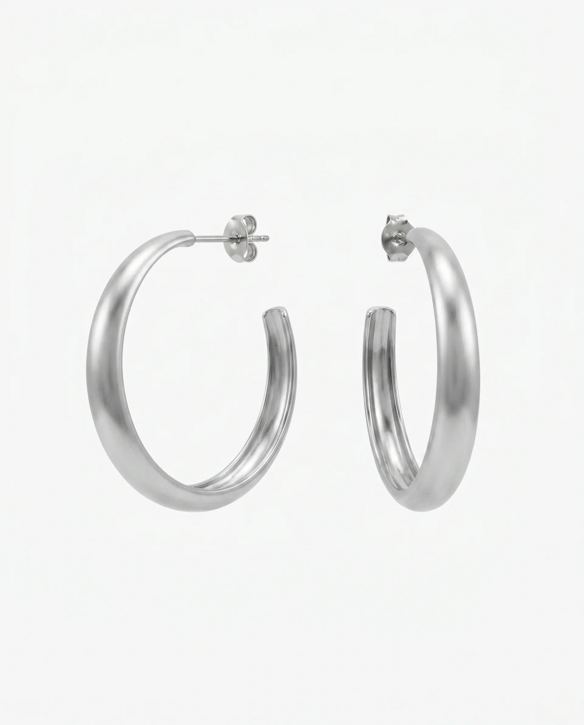Big hoop earrings small