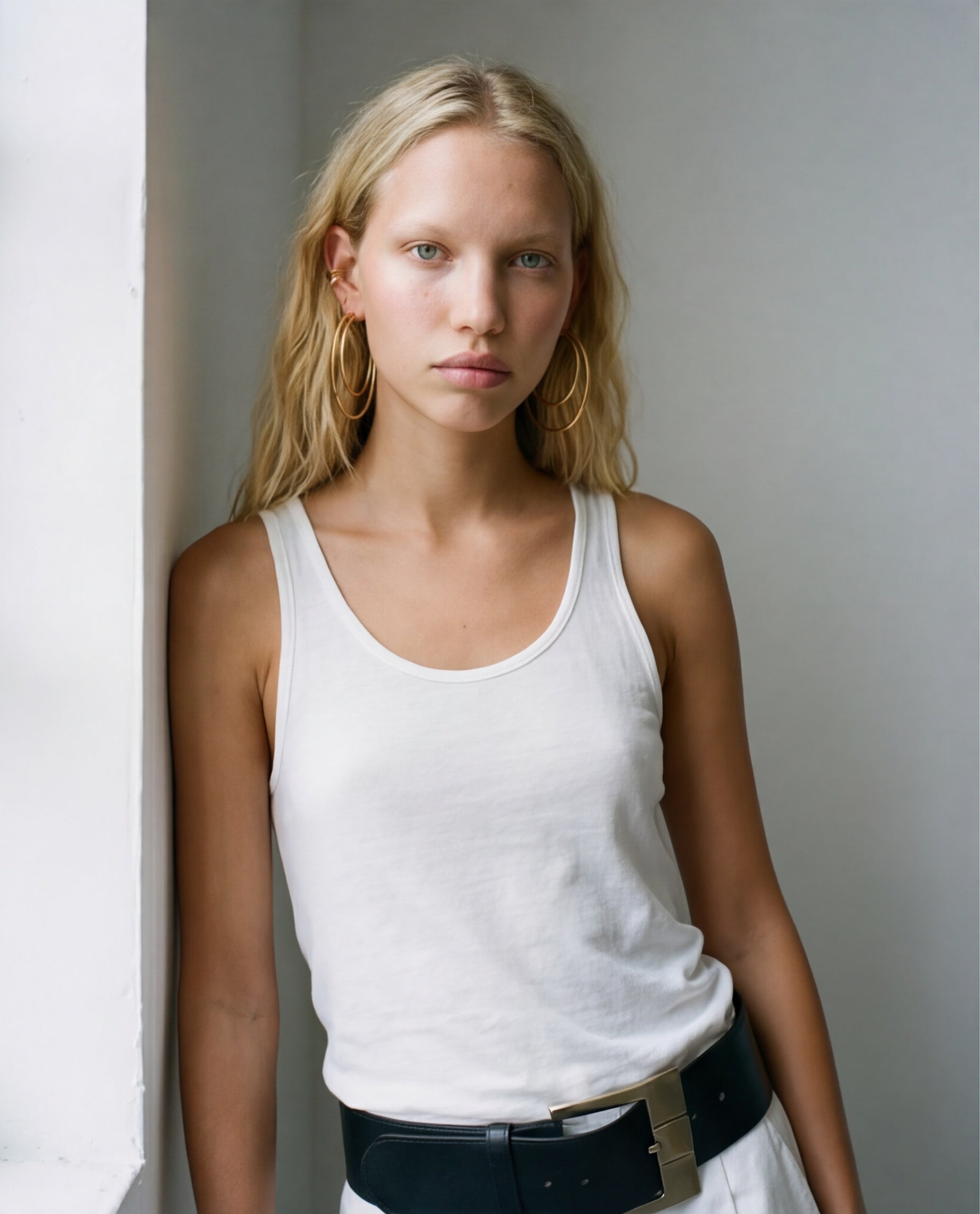 Double hoop earrings