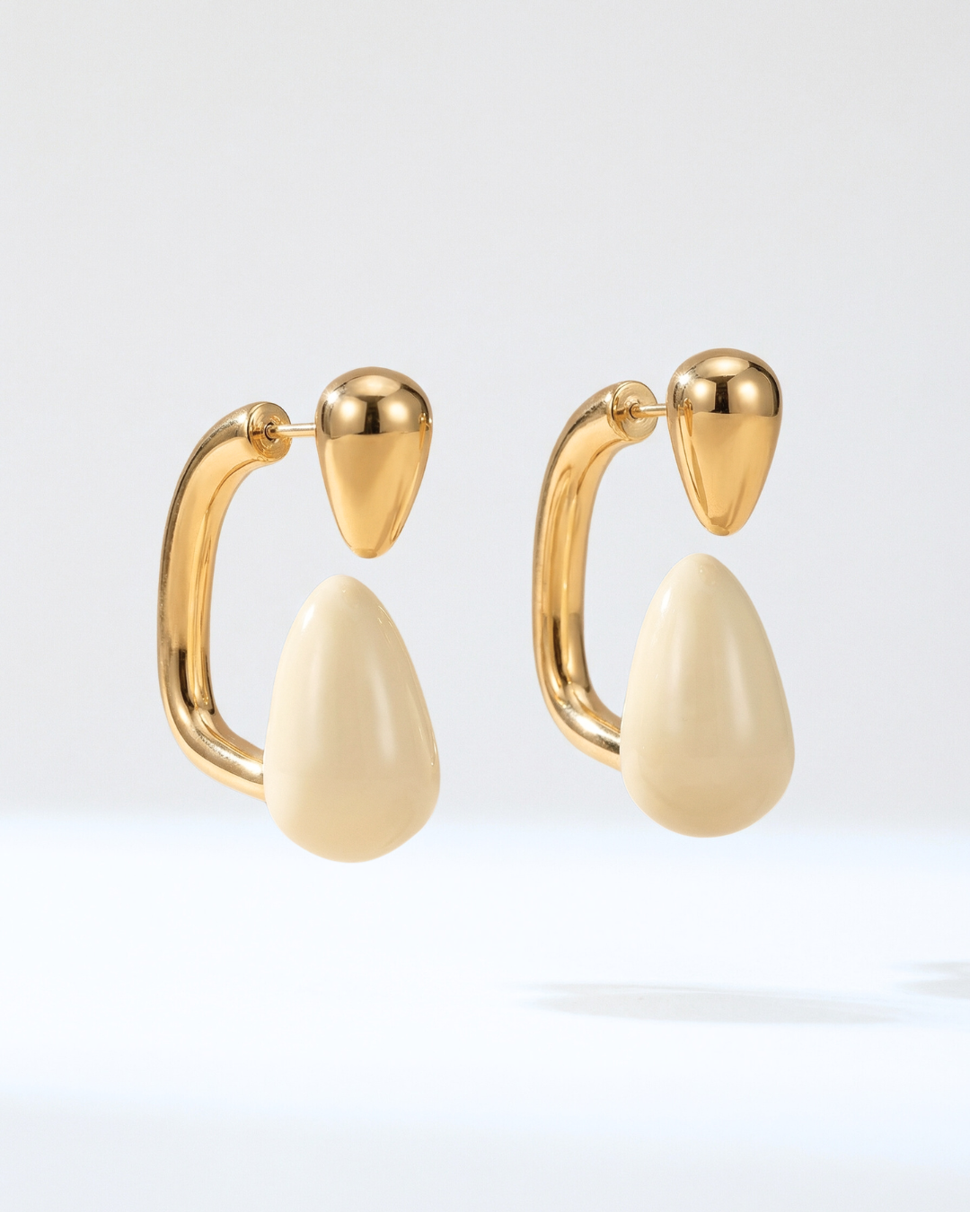 Dubbele druppel oorbellen