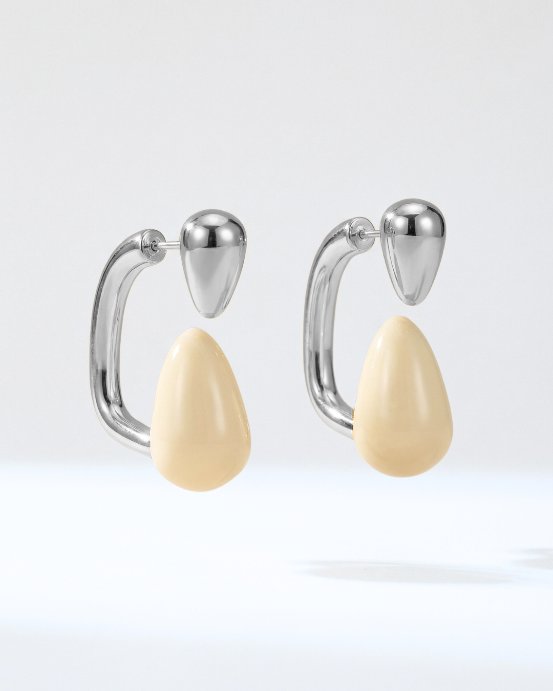 Dubbele druppel oorbellen