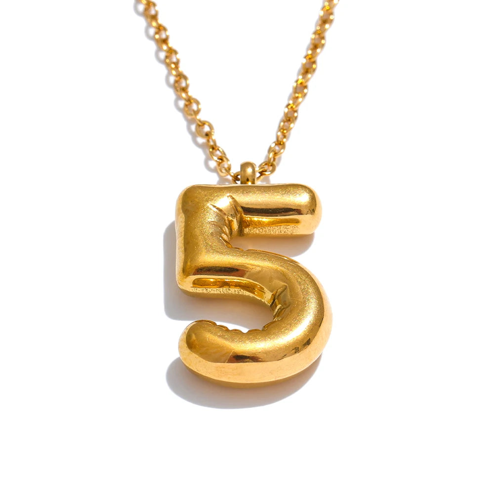 Number necklace - Opulaire