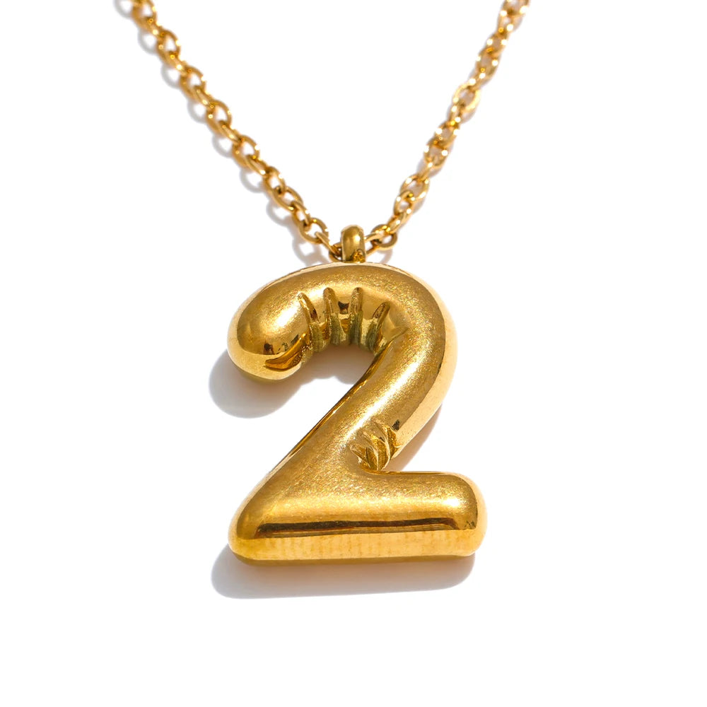 Number necklace - Opulaire