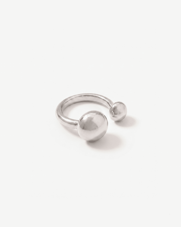 Adela - Open ring - Stainless steel - Opulaire - WATERPROOF jewelry - 7-adjustable -