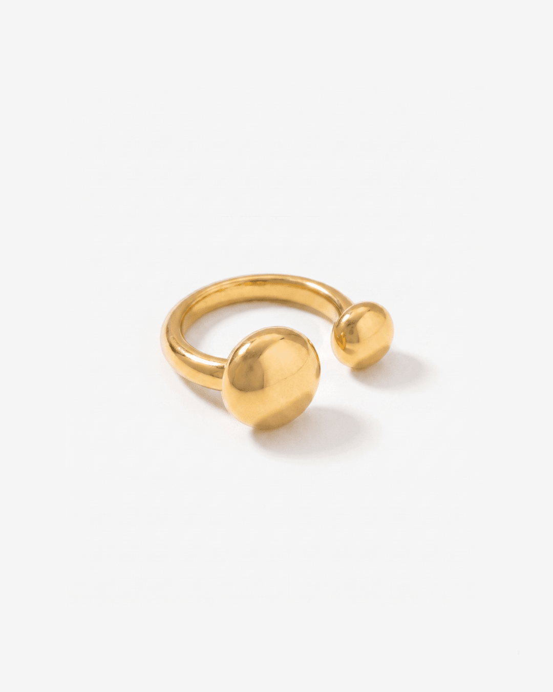 Adela - Open ring - Stainless steel - Opulaire - WATERPROOF jewelry - 7-adjustable -