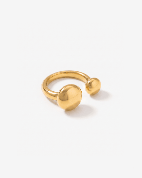 Adela - Open ring - Stainless steel - Opulaire - WATERPROOF jewelry - 7-adjustable -