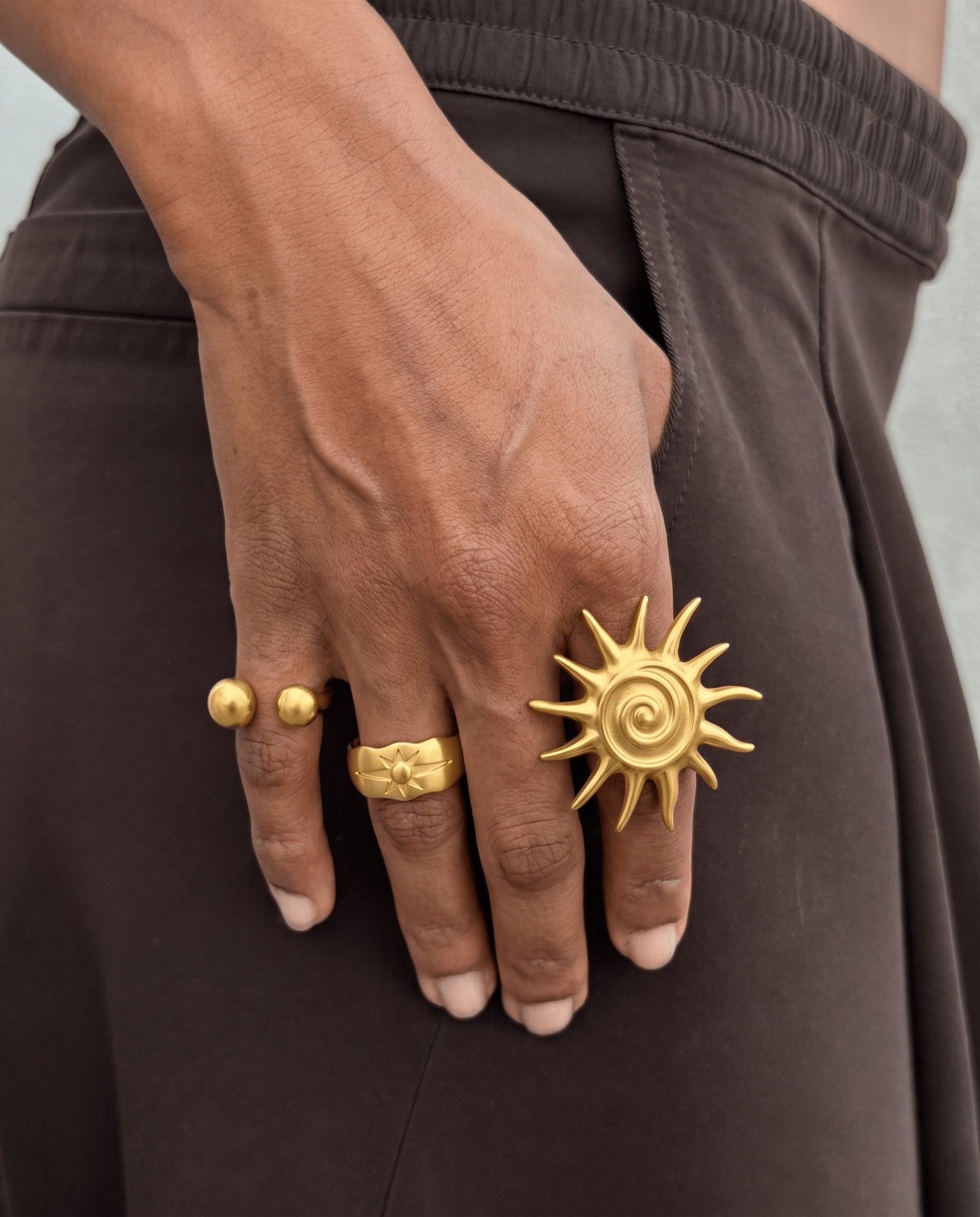Adela ring - Opulaire - WATERPROOF jewelry - 7-adjustable -