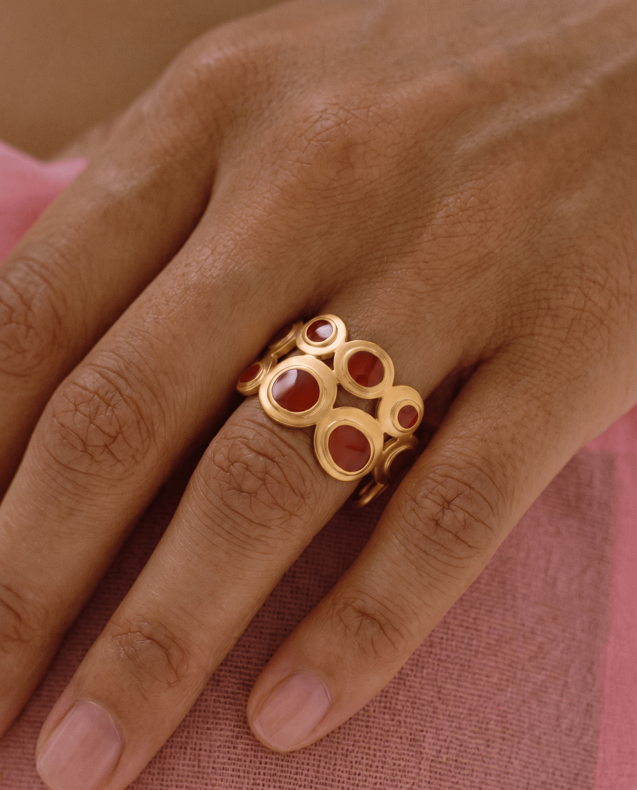 Alara ring - Opulaire - WATERPROOF jewelry - Adjustable -