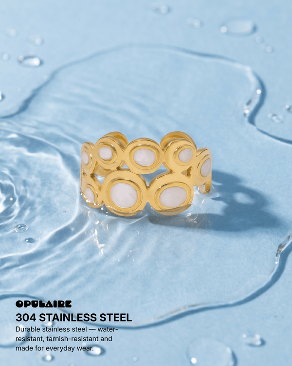 Alara ring - Opulaire - WATERPROOF jewelry - Adjustable -