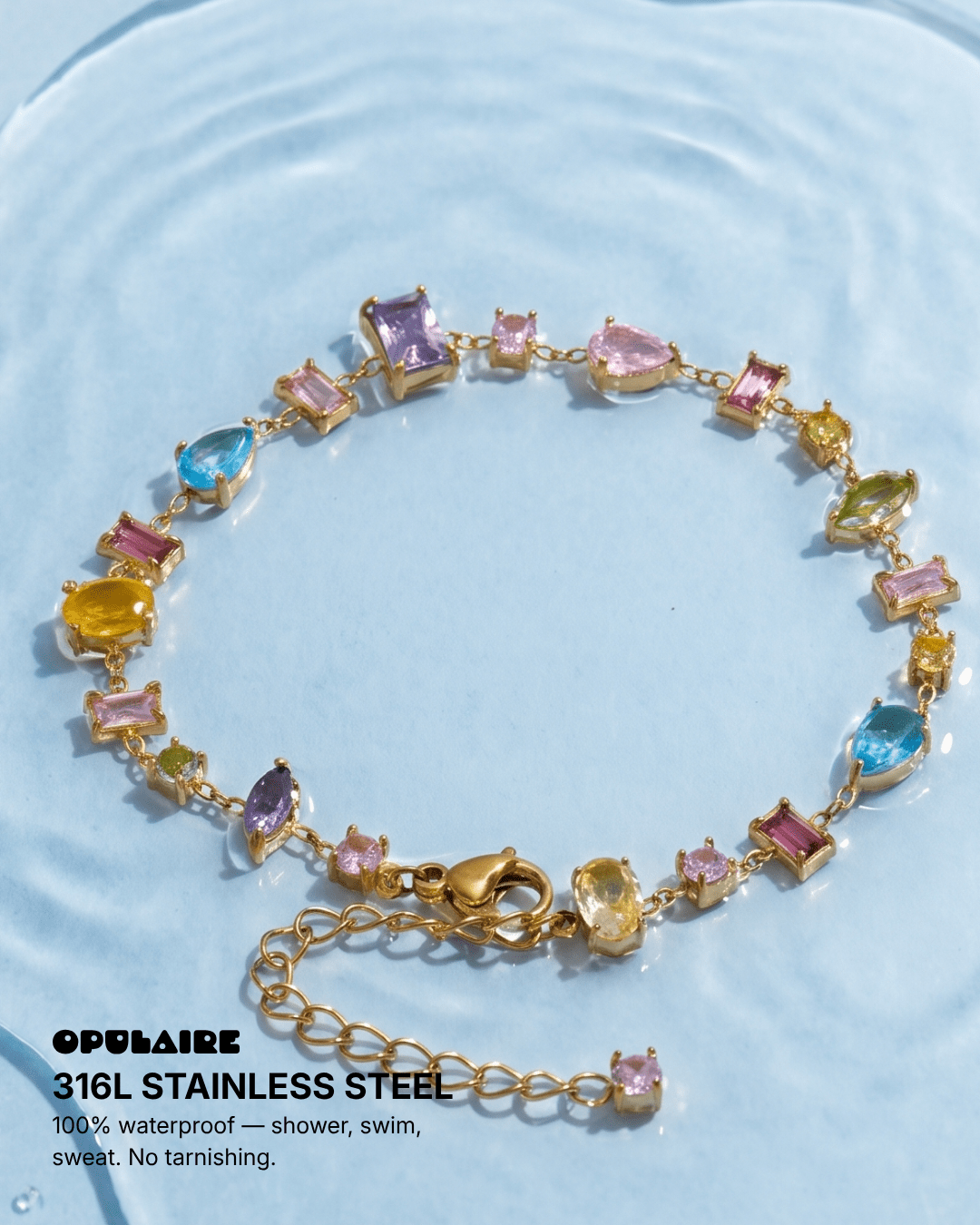 Aliana bracelet - Opulaire - WATERPROOF jewelry - 