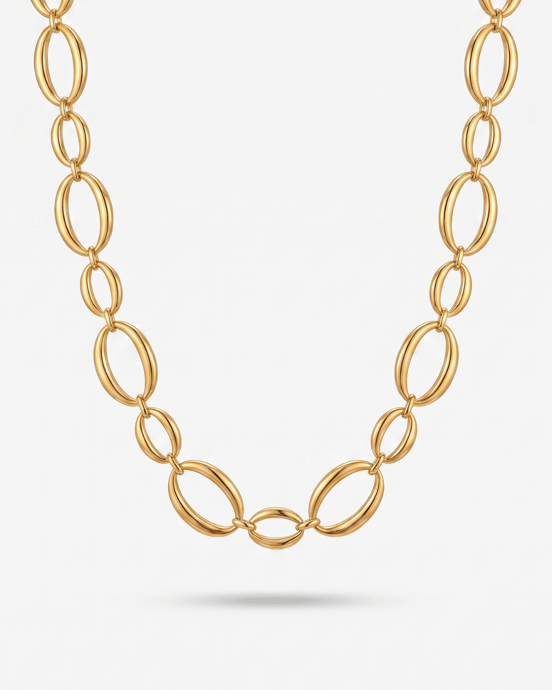 Aluna - Chunky chain necklace - Stainless steel - Opulaire - WATERPROOF jewelry - 