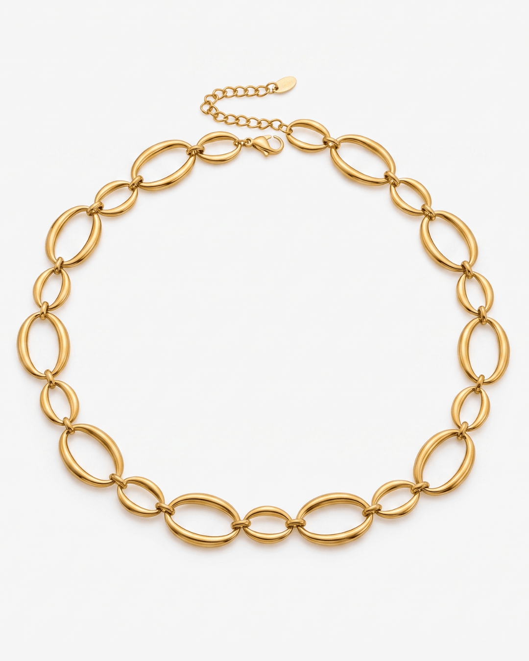 Aluna - Chunky chain necklace - Stainless steel - Opulaire - WATERPROOF jewelry - 