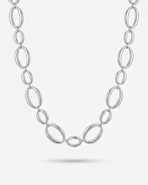 Aluna - Chunky chain necklace - Stainless steel - Opulaire - WATERPROOF jewelry - 
