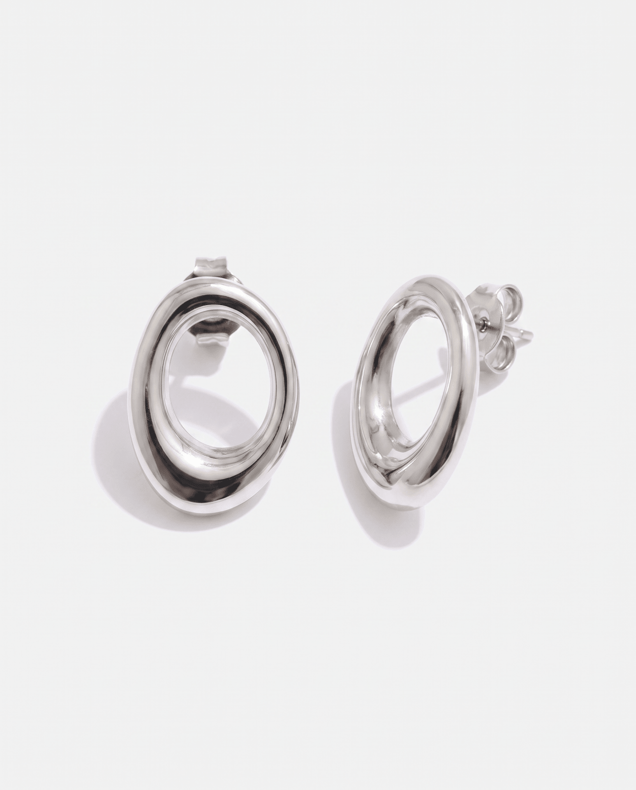 Aora - Dainty stud earrings - Stainless steel - Opulaire - WATERPROOF jewelry - 