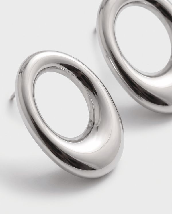 Aora - Dainty stud earrings - Stainless steel - Opulaire - WATERPROOF jewelry - 