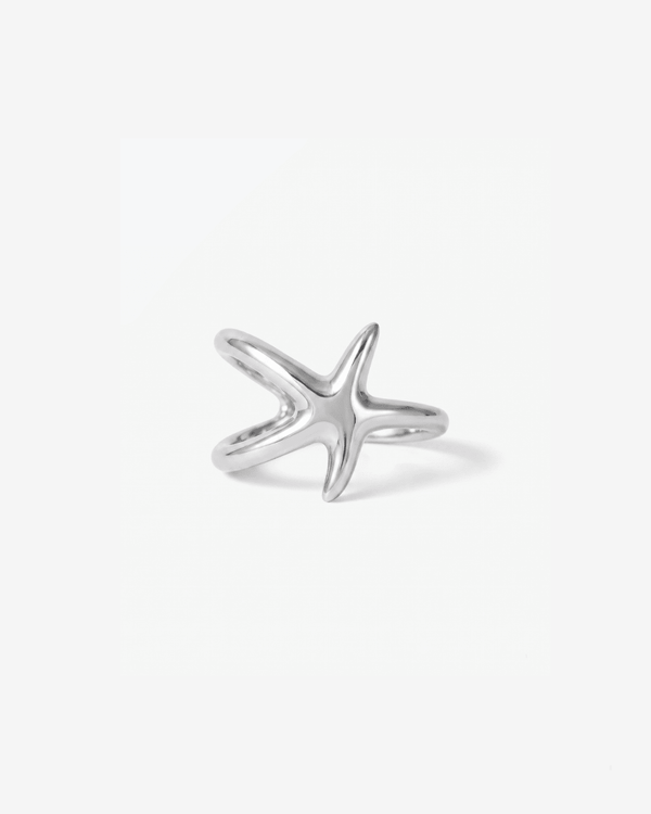 Ayla - Adjustable star ring - Stainless steel - Opulaire - WATERPROOF jewelry - Adjustable -