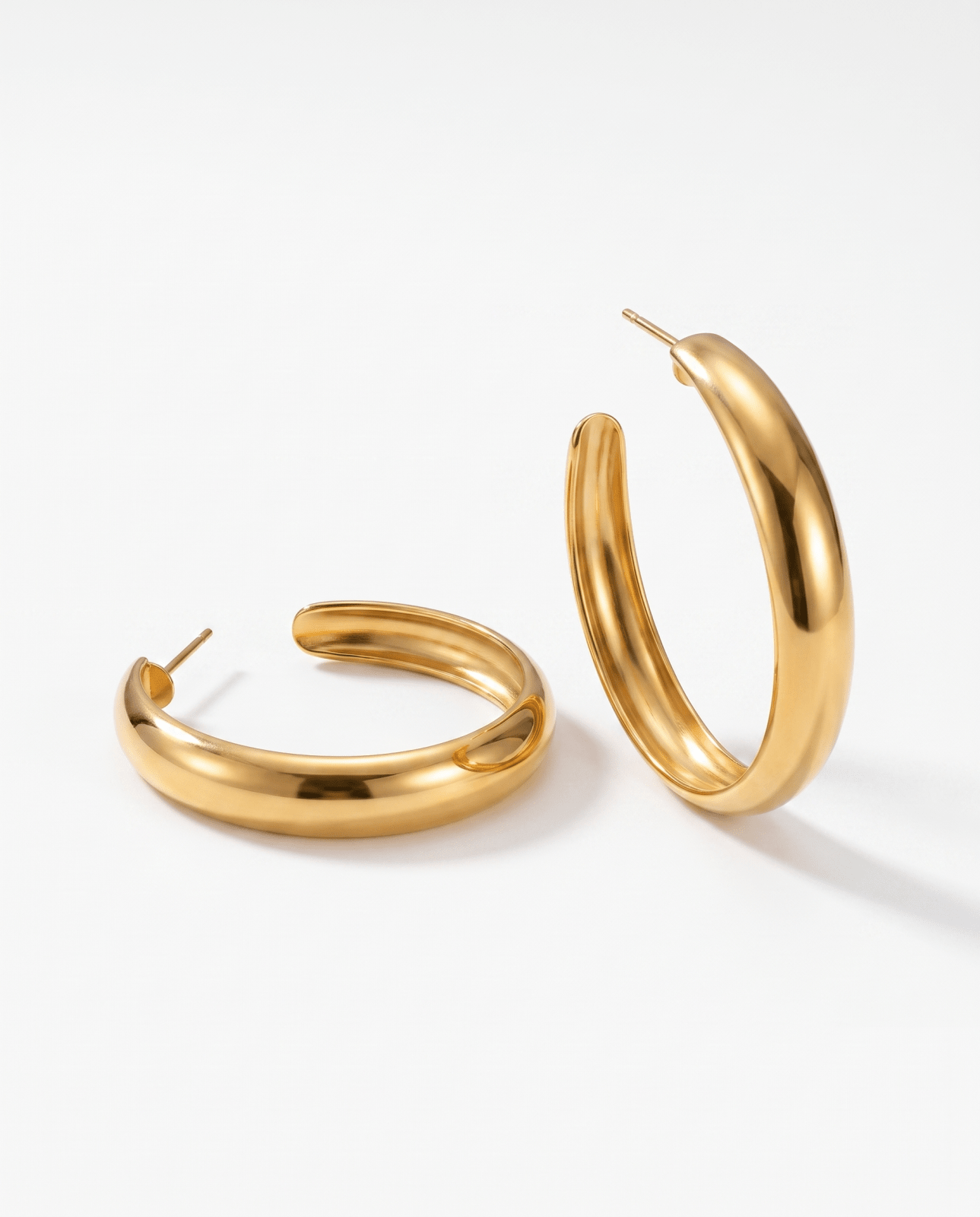 Big hoop earrings small - Opulaire - WATERPROOF jewelry - 