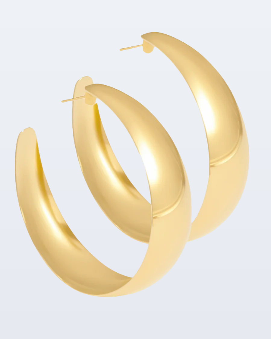 Big hoop earrings big