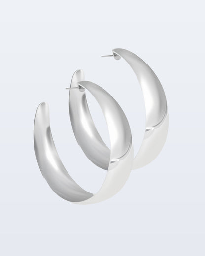 Big hoop earrings medium