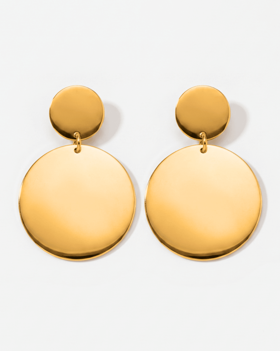 Billie - Pendant stud earrings - Stainless steel - Opulaire - WATERPROOF jewelry - 