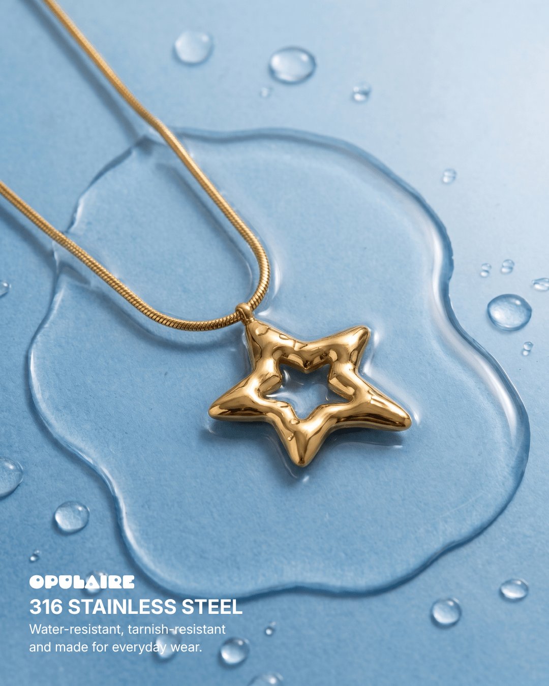 Bodega necklace - Opulaire - WATERPROOF jewelry - 