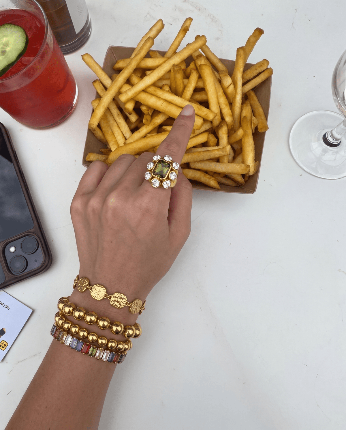 Bonnie bracelet | 8 mm - Opulaire - WATERPROOF jewelry - 