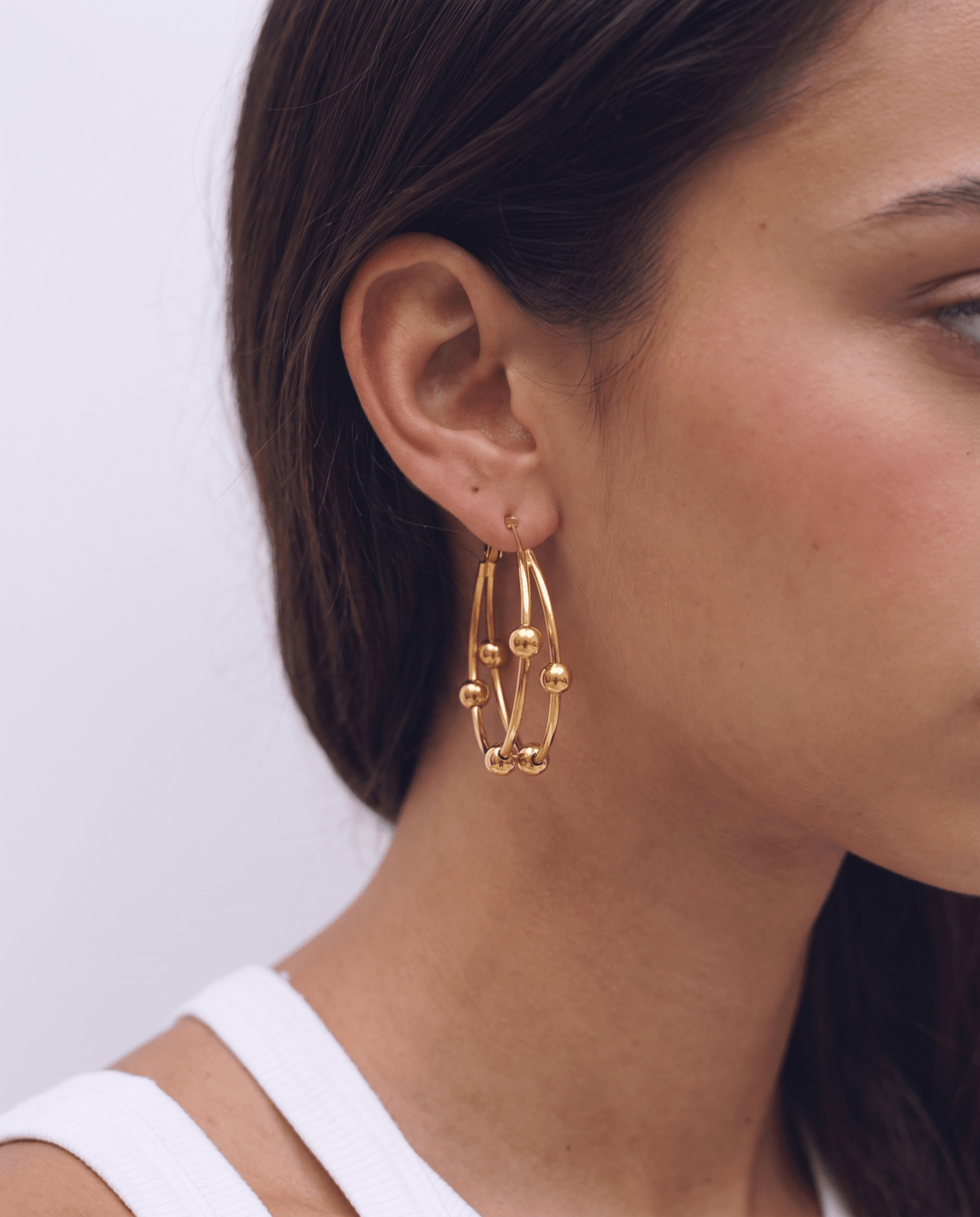 Bree hoop earrings - Opulaire - WATERPROOF jewelry - 