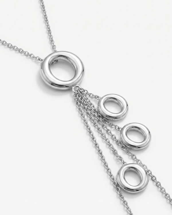 Canergie - Lariat Y-drop necklace - Stainless steel - Opulaire - WATERPROOF jewelry - 