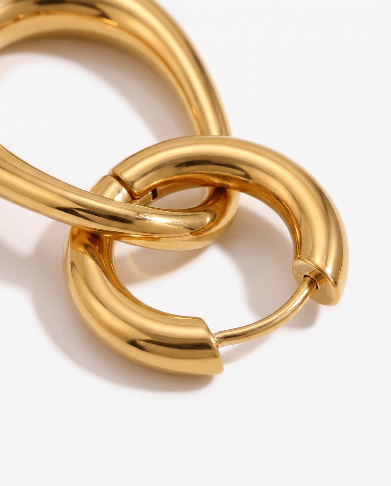 Crotone - Chain link earrings - Stainless steel - Opulaire - WATERPROOF jewelry - 