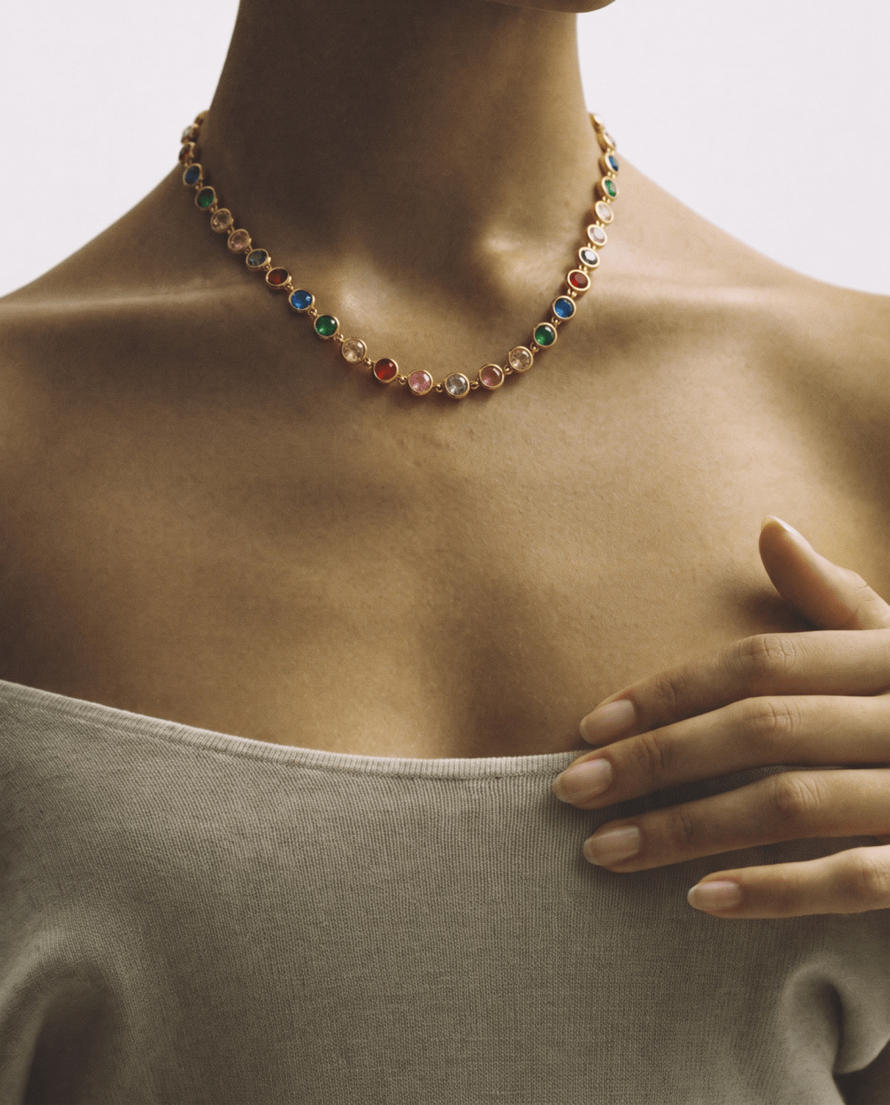 Daisy necklace - Opulaire - WATERPROOF jewelry - 
