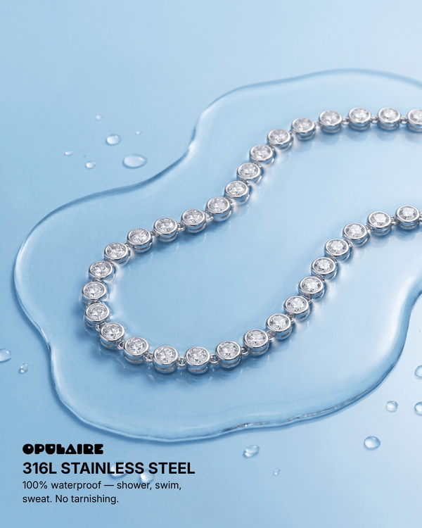Daisy necklace - Opulaire - WATERPROOF jewelry - 