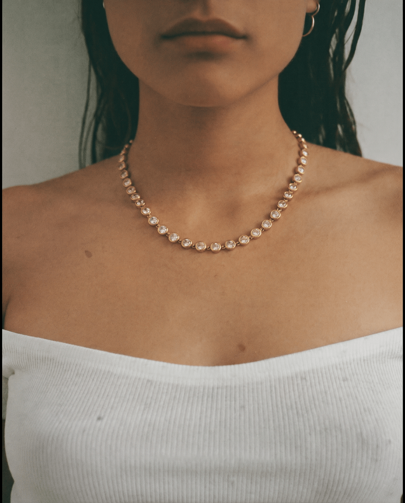 Daisy necklace - Opulaire - WATERPROOF jewelry - 