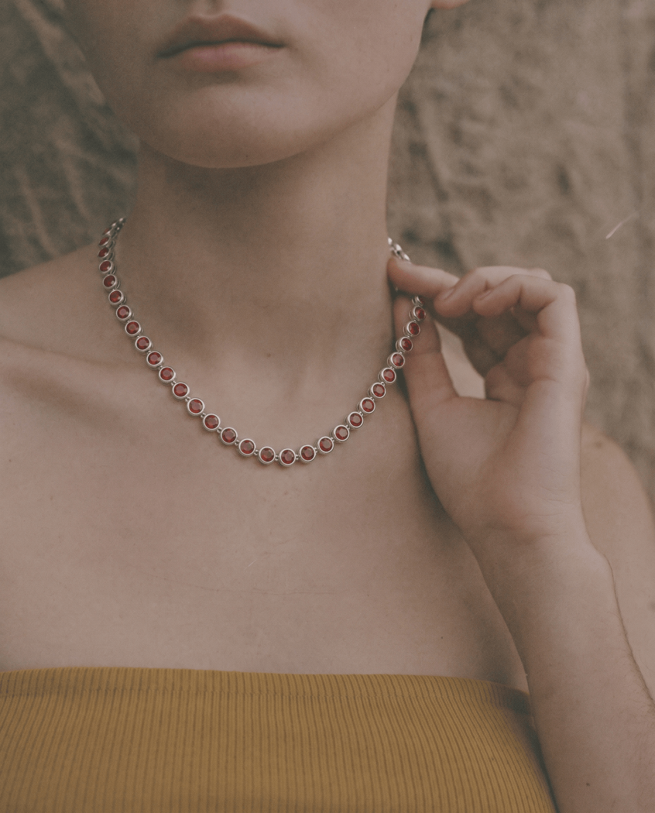 Daisy necklace - Opulaire - WATERPROOF jewelry - 