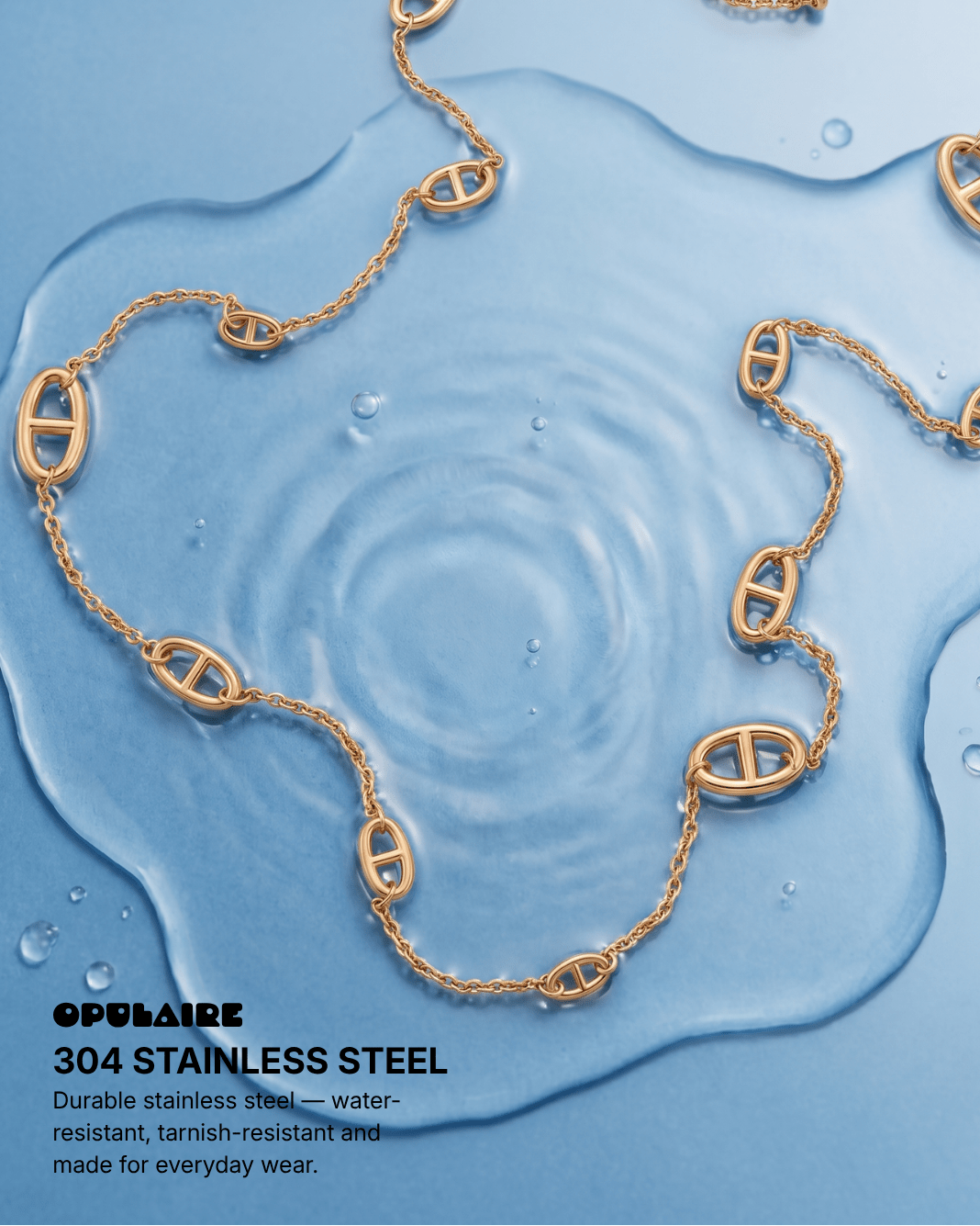 Dieke necklace - Opulaire - WATERPROOF jewelry - 