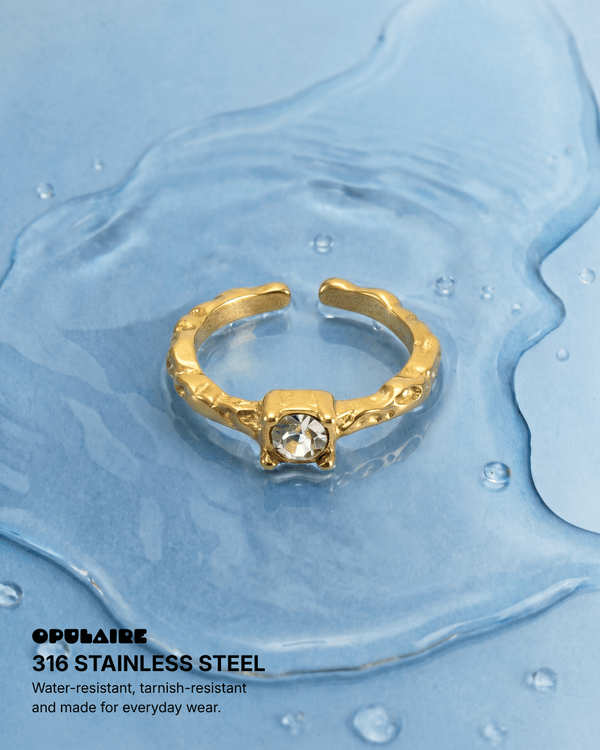 Elsie ring - Opulaire - WATERPROOF jewelry - Adjustable -