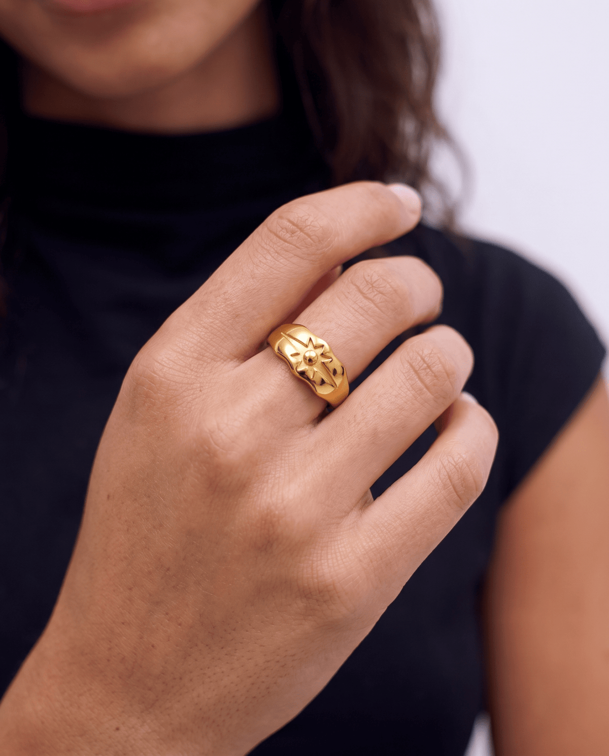 Heba ring - Opulaire - WATERPROOF jewelry - Adjustable -