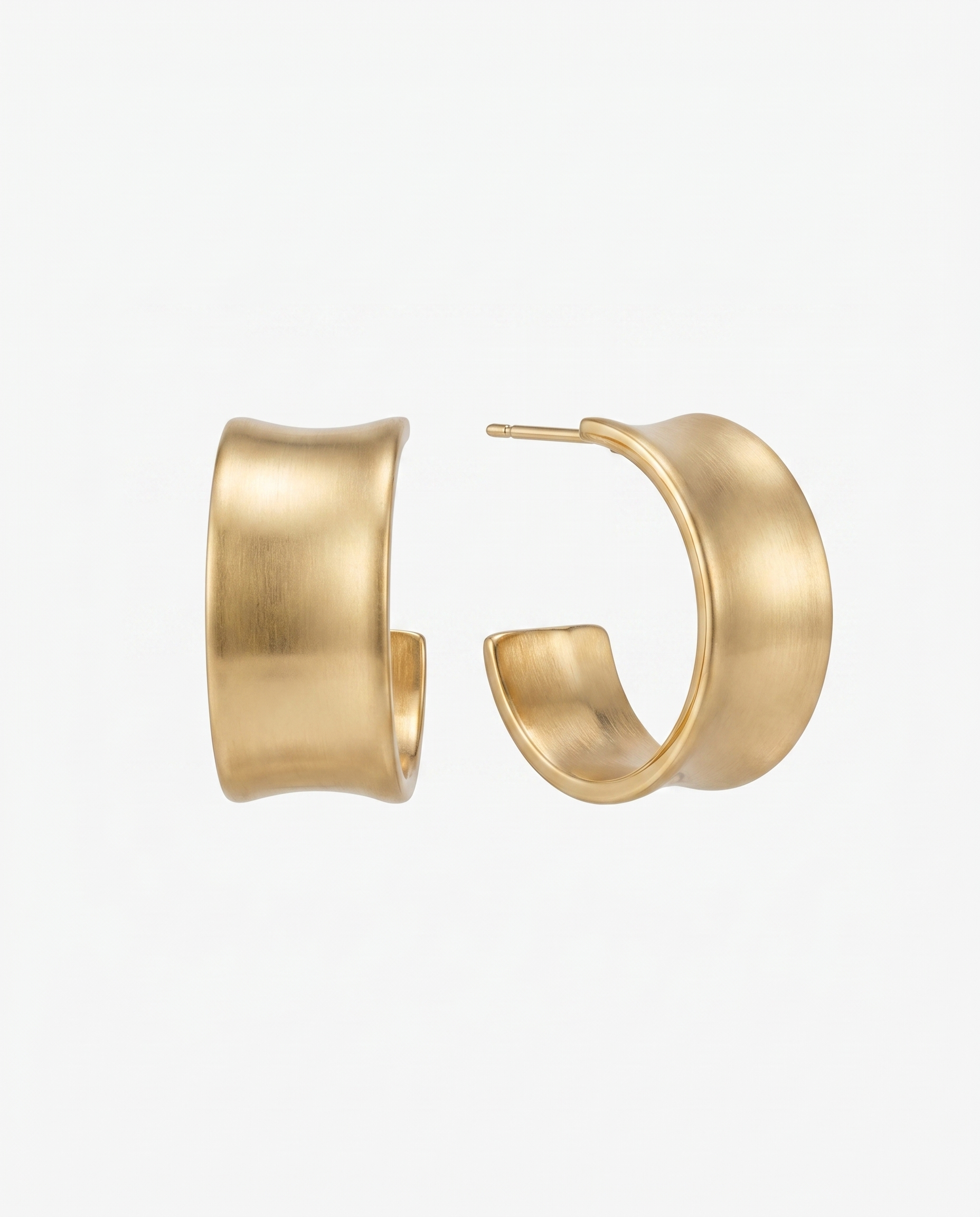 Chunky hoop oorbellen